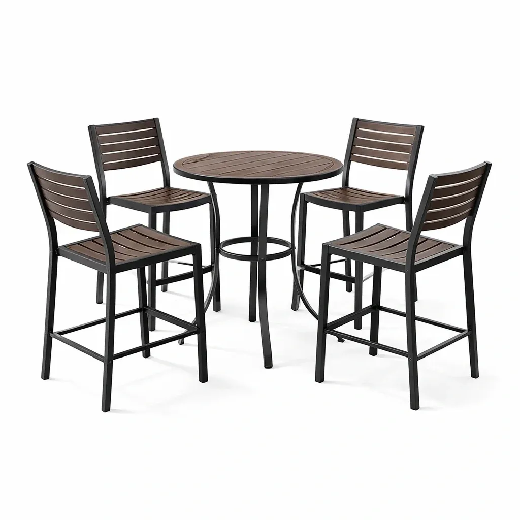 Ensemble table et chaises de bar