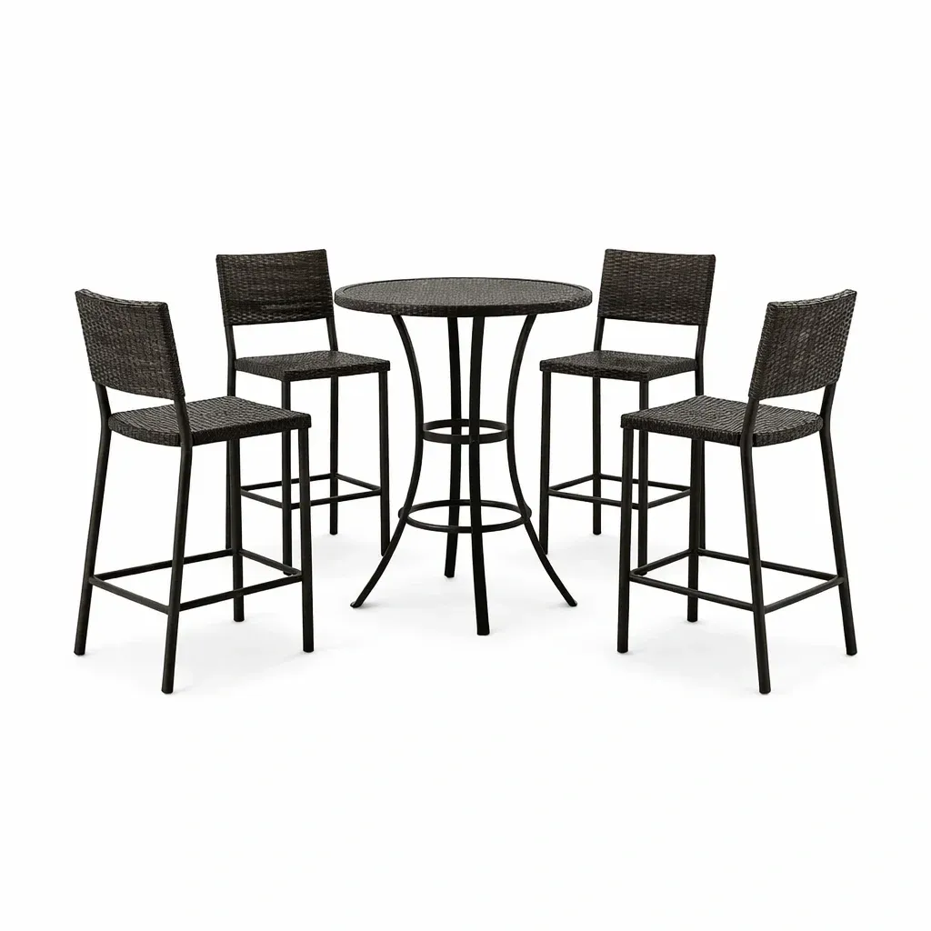 Ensemble table et chaises de bar