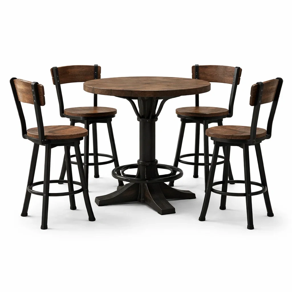 Ensemble table et chaises de bar