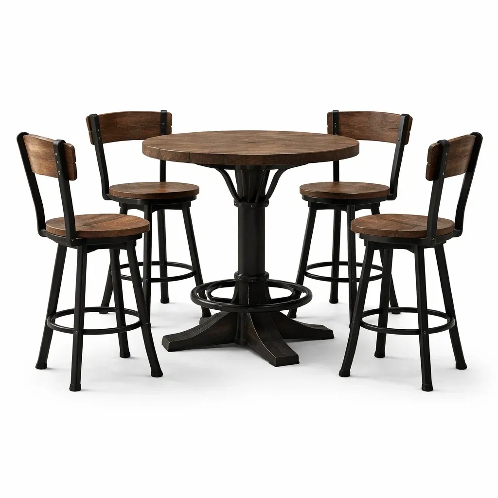 Ensemble table et chaises de bar