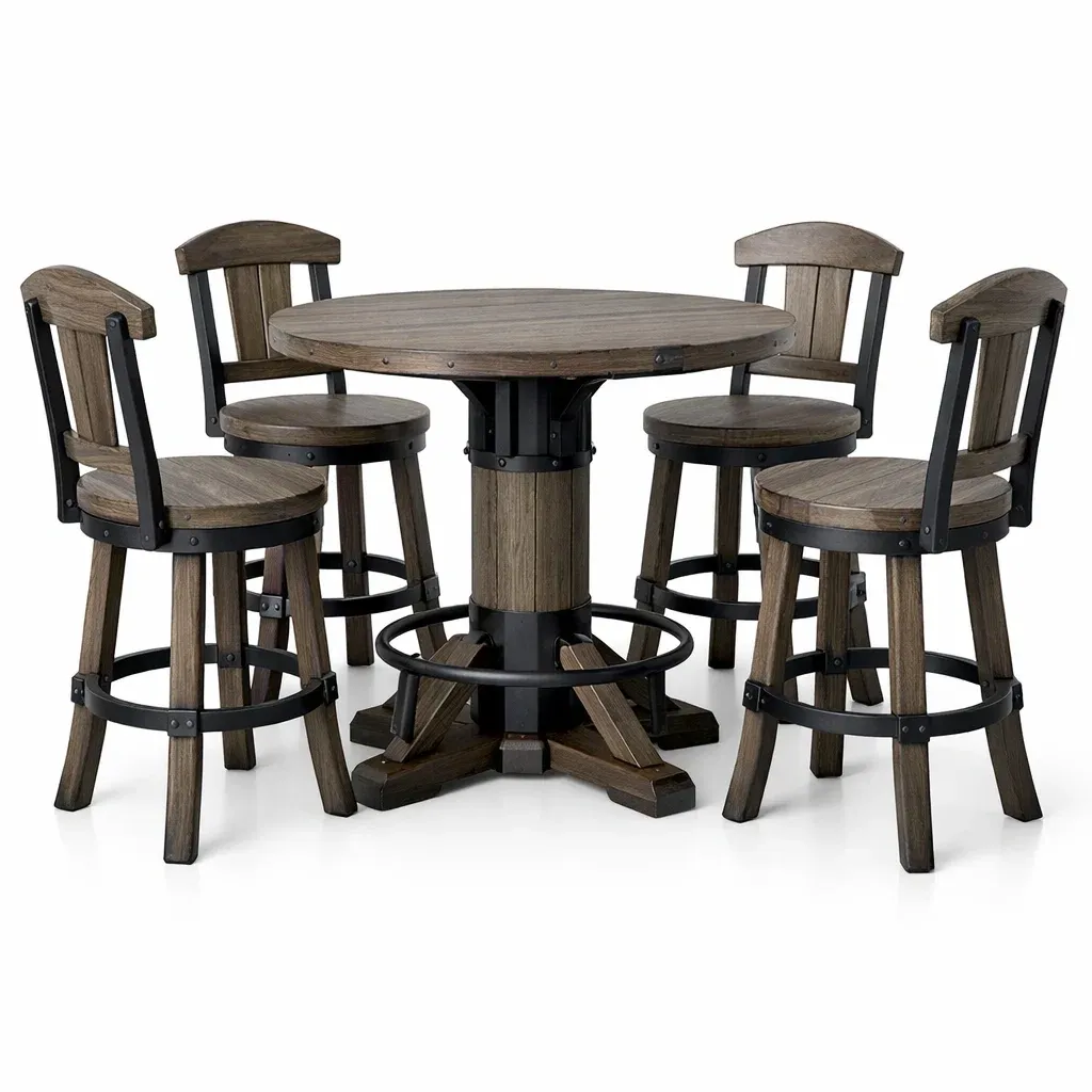 Ensemble table et chaises de bar