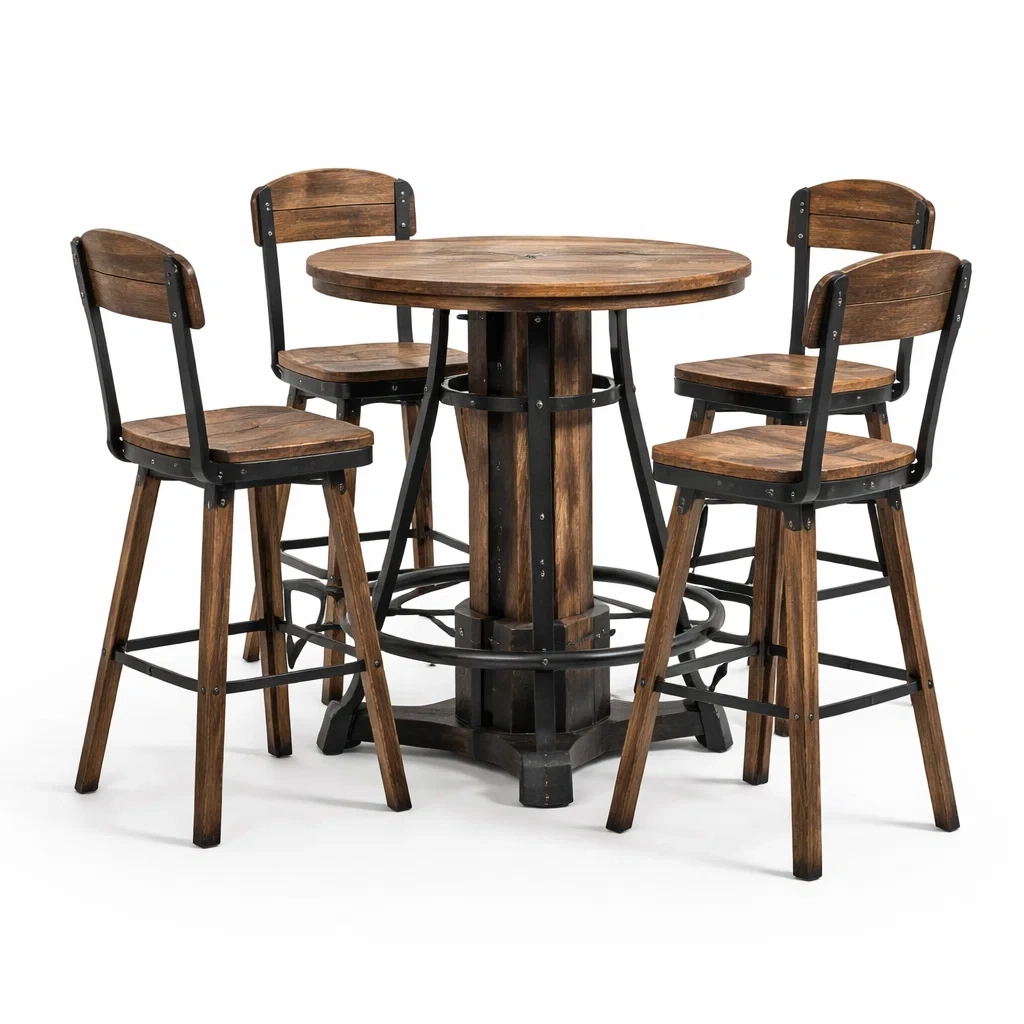 Ensemble table et chaises de bar