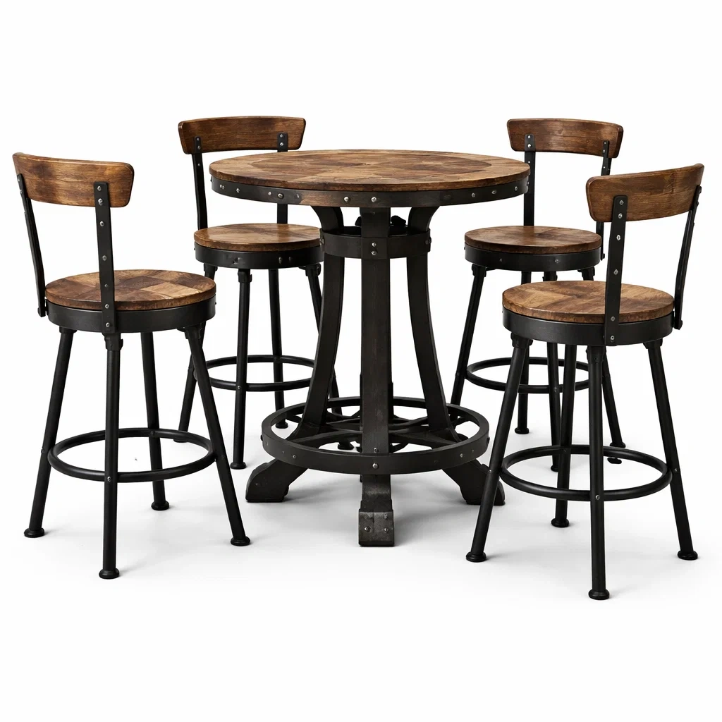 Ensemble table et chaises de bar