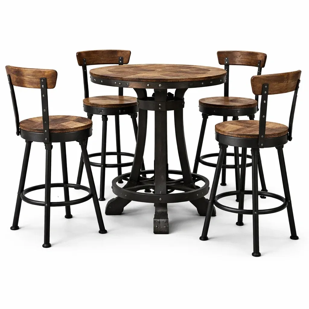 Ensemble table et chaises de bar