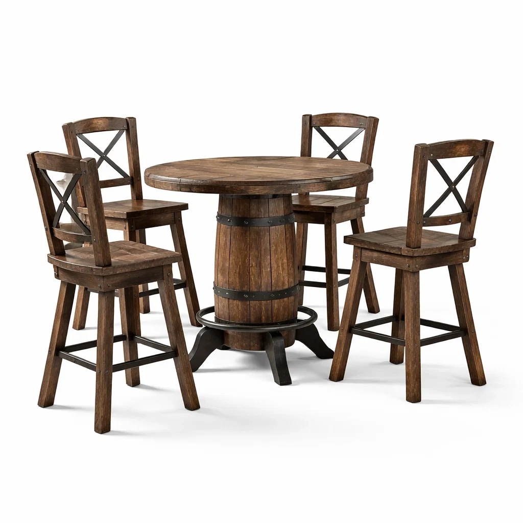 Ensemble table et chaises de bar