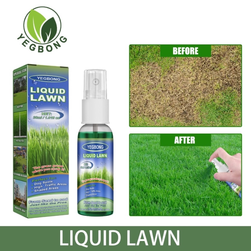 Yegbong Green Lawn Spray – Concentrated Nutrient Solution for Backyard, Outdoor Fields & Football Turf