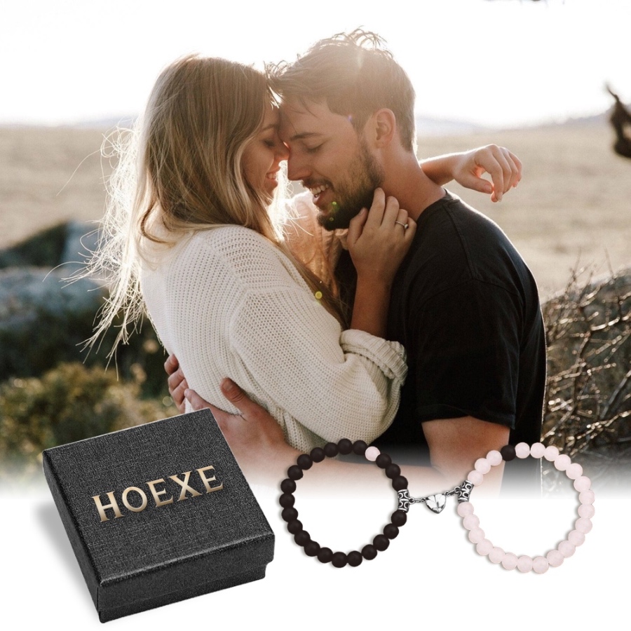 HOEXE Couple Link Bracelets – Durable & Comfortable Matching Wrist Accessories
