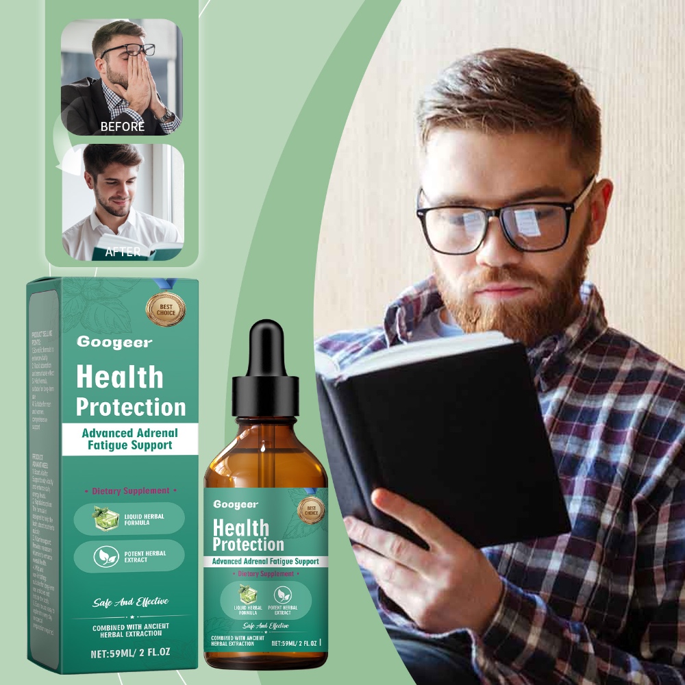 Googeer Adrenal Support Supplement – Dietary Supplement for Daily Wellness-EasyMall