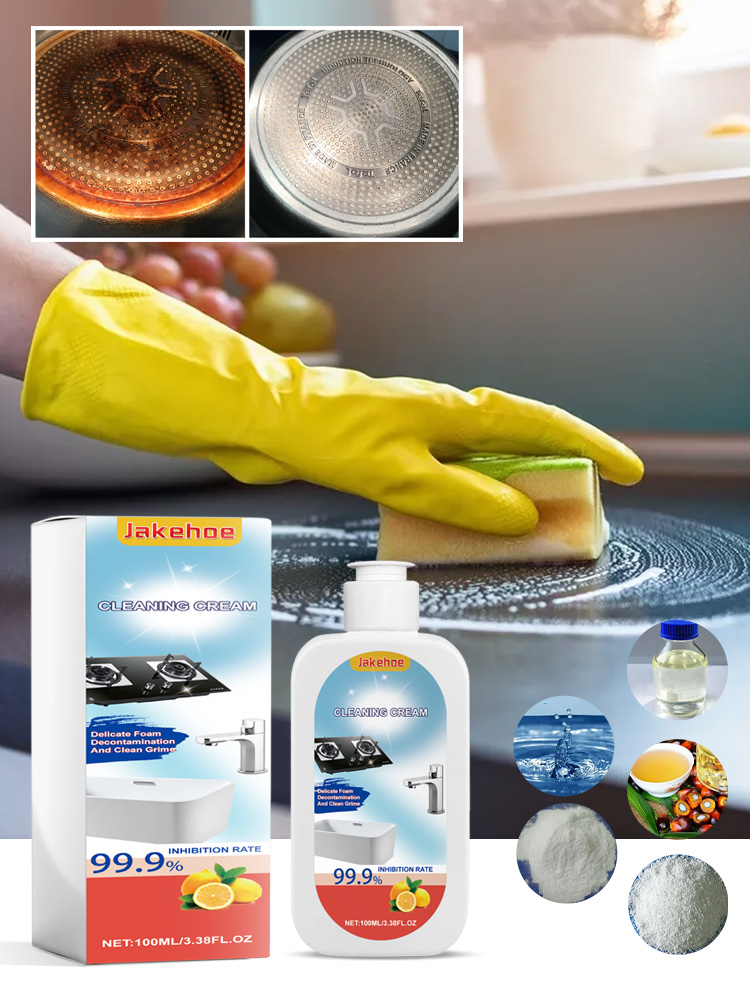 Jakehoe Multi-Surface Cleaning Cream – Powerful Degreaser for Kitchen & Sink Stains