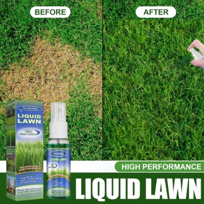 Yegbong Green Lawn Spray – Concentrated Nutrient Solution for Backyard, Outdoor Fields & Football Turf
