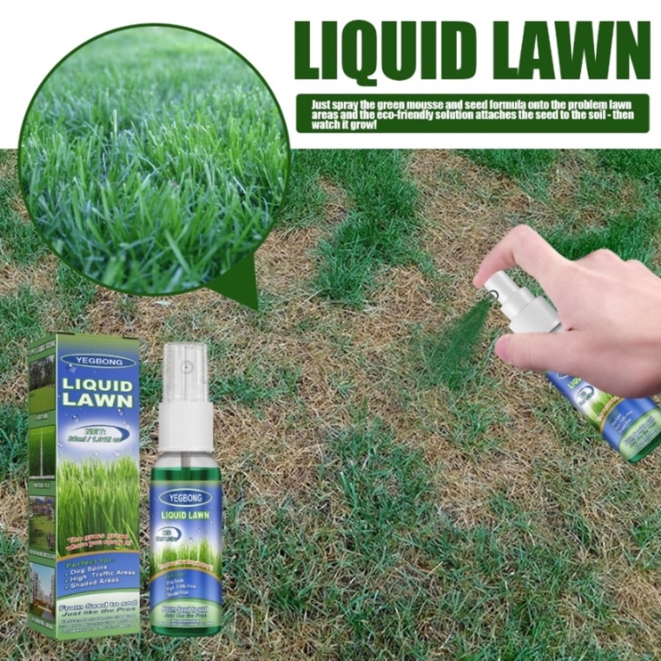 Yegbong Green Lawn Spray – Concentrated Nutrient Solution for Backyard, Outdoor Fields & Football Turf