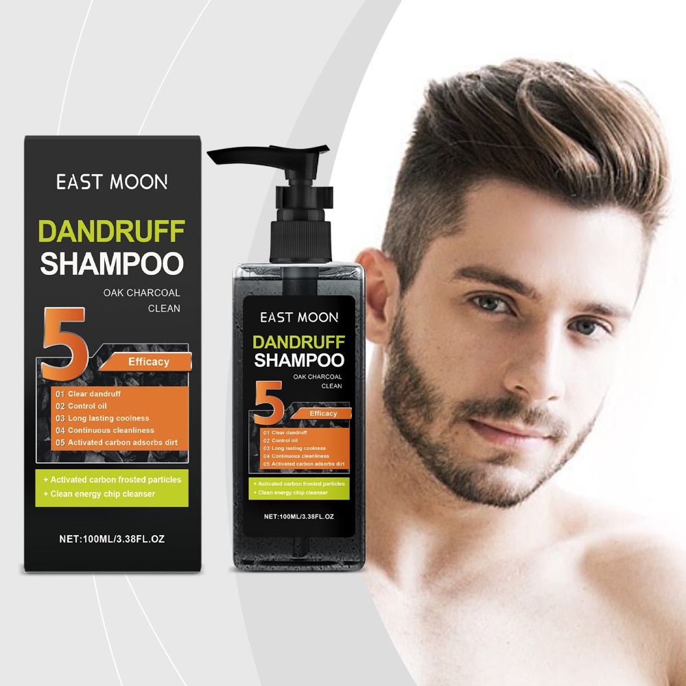 East Moon Men’s Anti-Dandruff Shampoo – Oak Charcoal Deep Cleansing & Oil Control-EasyMall