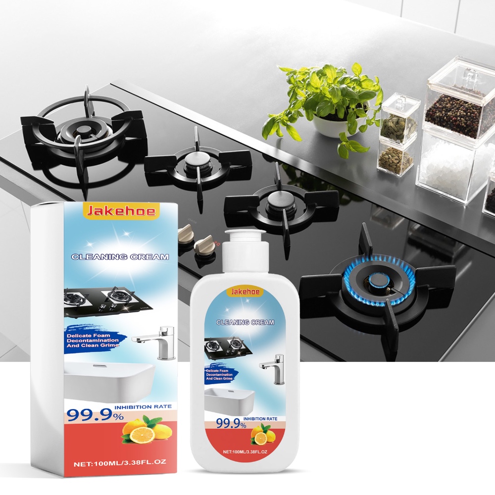 Jakehoe Multi-Surface Cleaning Cream – Powerful Degreaser for Kitchen & Sink Stains