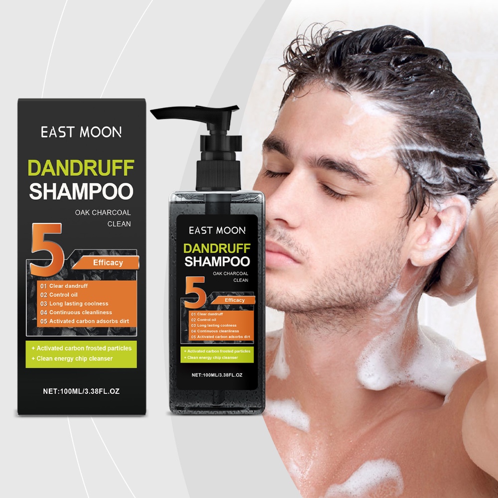 East Moon Men’s Anti-Dandruff Shampoo – Oak Charcoal Deep Cleansing & Oil Control-EasyMall
