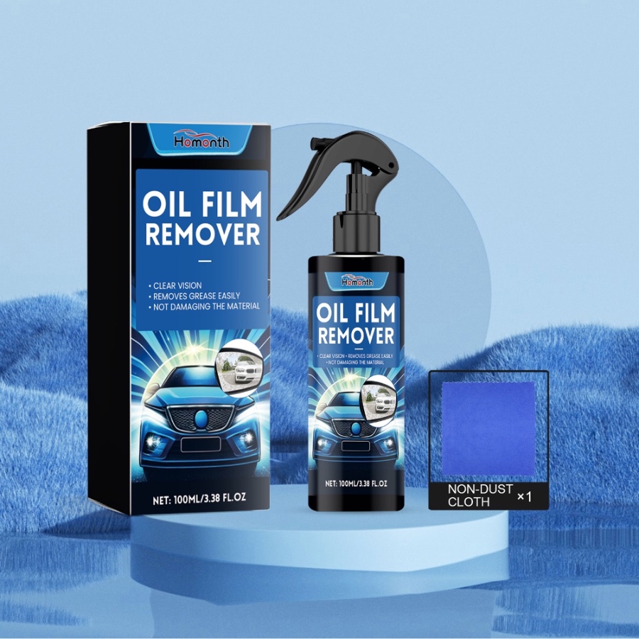 Homonth Windshield Glass Cleaner – Removes Dust, Stains & Oil Film