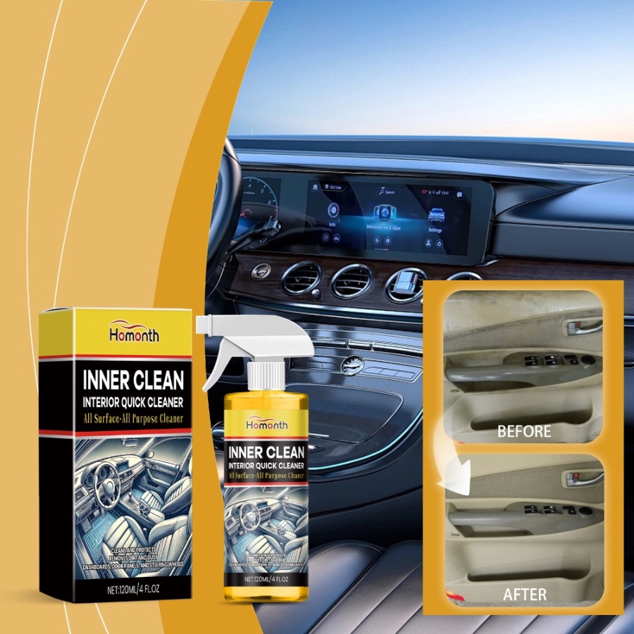Homonth Car Interior Cleaner – Deep Cleaning & Stain Removal for Car Interiors