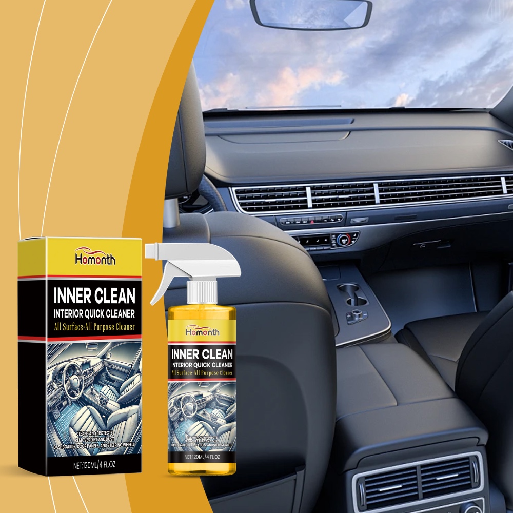 Homonth Car Interior Cleaner – Deep Cleaning & Stain Removal for Car Interiors