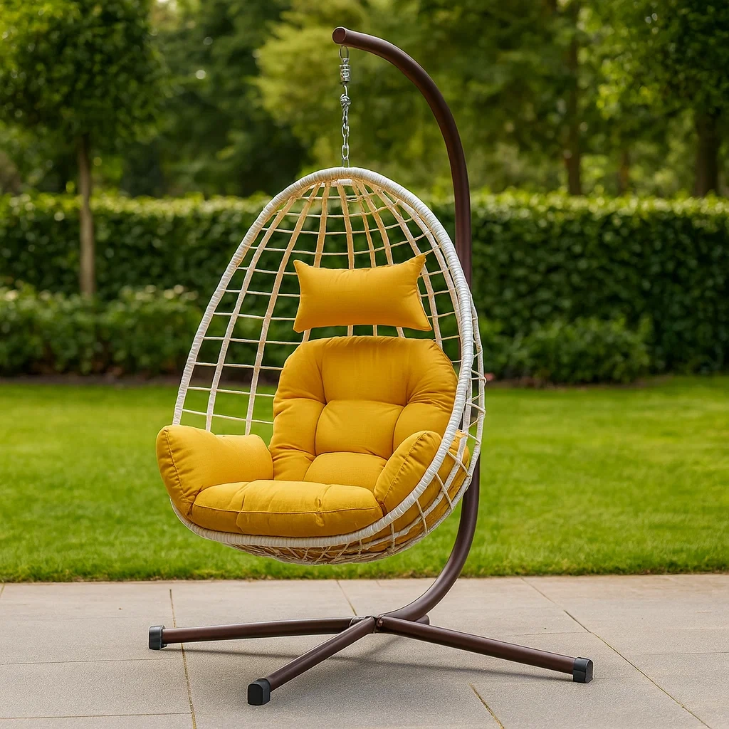 Meuble et structure d'extérieur,Fauteuil suspendu en forme d'œuf - FURNIARENA