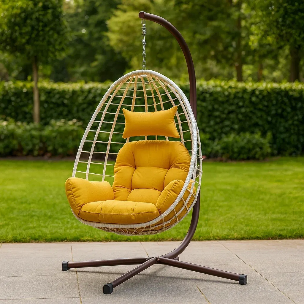 Meuble et structure d'extérieur,Fauteuil suspendu en forme d'œuf - FURNIARENA