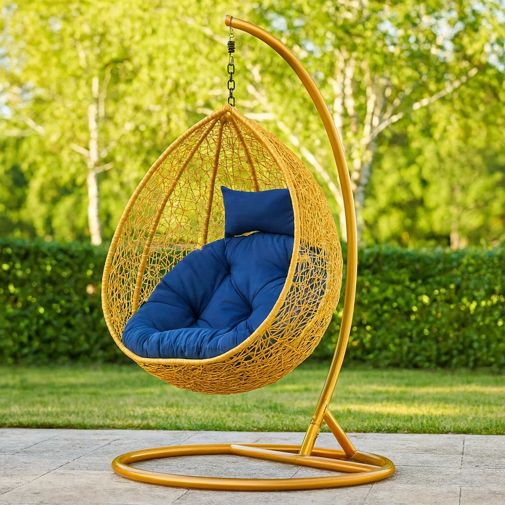 Meuble et structure d'extérieur,Fauteuil suspendu en forme d'œuf - FURNIARENA