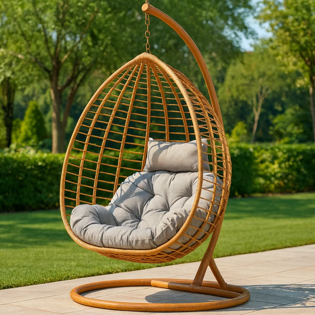 Meuble et structure d'extérieur,Fauteuil suspendu en forme d'œuf - FURNIARENA