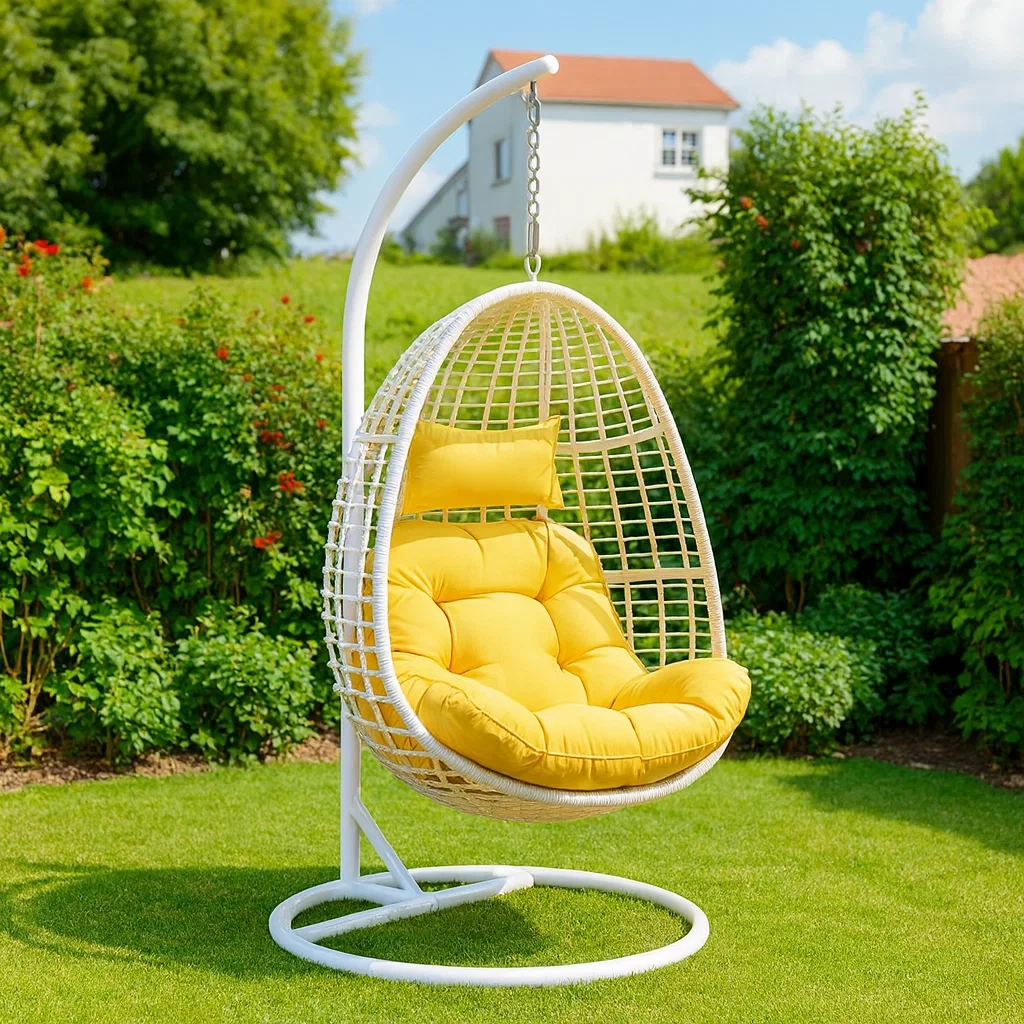 Meuble et structure d'extérieur,Fauteuil suspendu en forme d'œuf - FURNIARENA