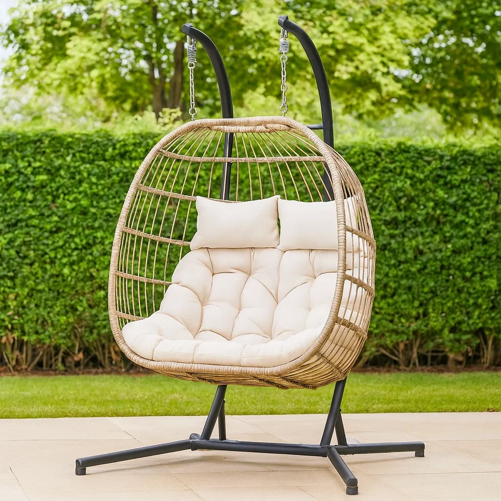 Meuble et structure d'extérieur,Fauteuil suspendu en forme d'œuf - FURNIARENA