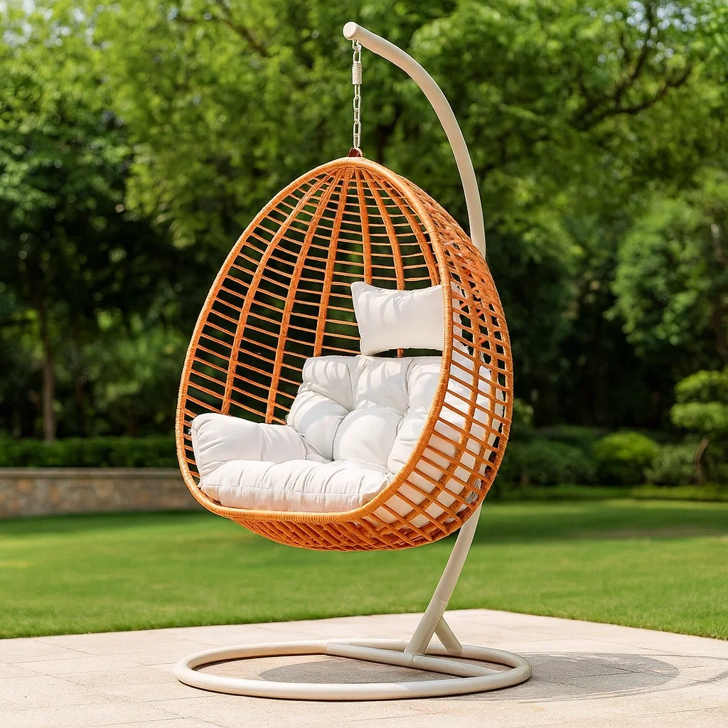 Meuble et structure d'extérieur,Fauteuil suspendu en forme d'œuf - FURNIARENA