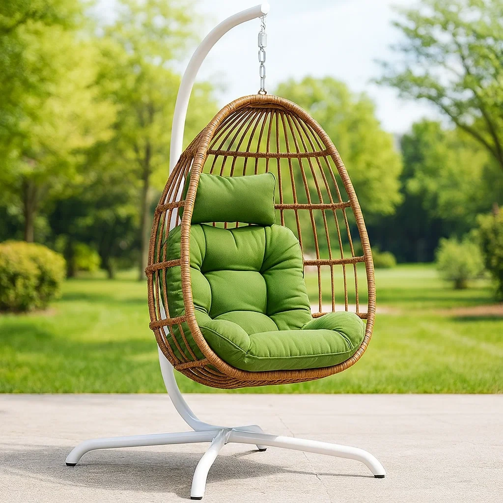 Meuble et structure d'extérieur,Fauteuil suspendu en forme d'œuf - FURNIARENA