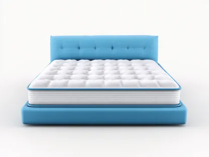 Cama doble tapizada 200x160x105 cm - tejido - azul - para dormitorio - diseño moderno-Denuphome