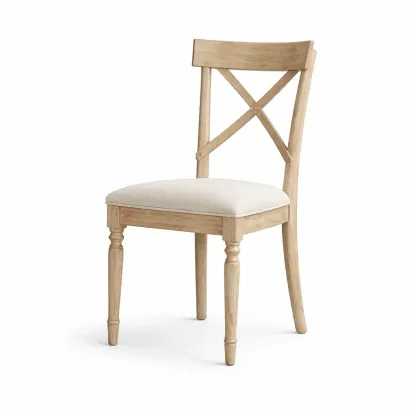 Sedia in Legno con Seduta Imbottita in Poliestere-FURNICRATE