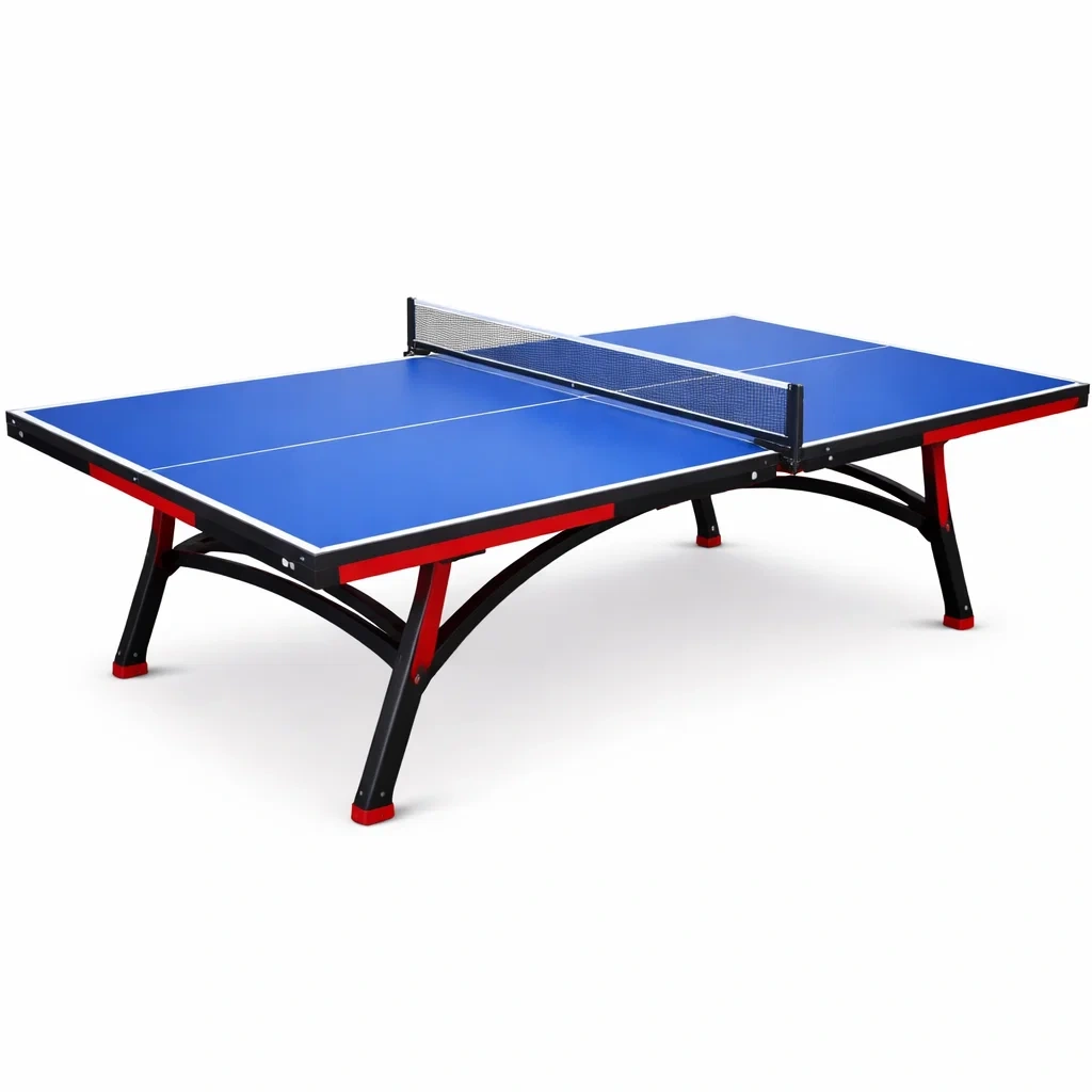 Tavolo da Ping Pong in MDF e Acciaio 274x152.5x76 cm-FURNICRATE