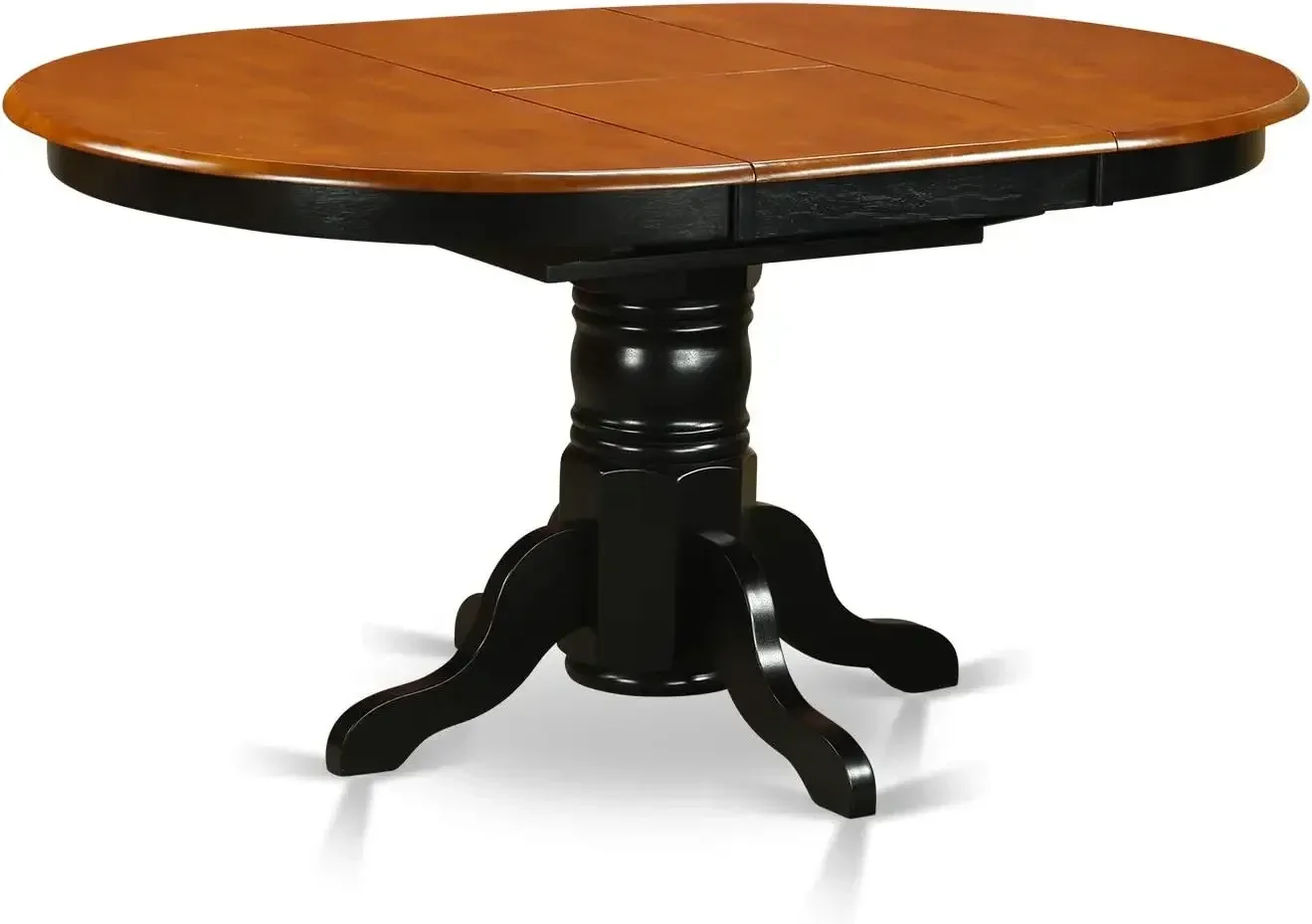 [¡Oferta especial, cómpralo ahora!] El juego de muebles de comedor de 7 piezas consta de una mesa de cocina ovalada con hojas de mariposa y 6 sillas de comedor.