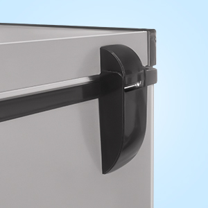 Puerta equilibrada estilo bisagra