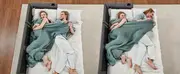 84 inch pull out couch tufted sofa bed with 2 usb cup holders l shape sleeper sofa with storage chaise light grey details 4