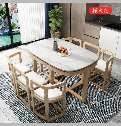 Mesa de comedor organizadora de madera maciza, mesa de comedor de diseño antiguo nórdico, estética para bodas, gran entrada, mesas de comedor, muebles