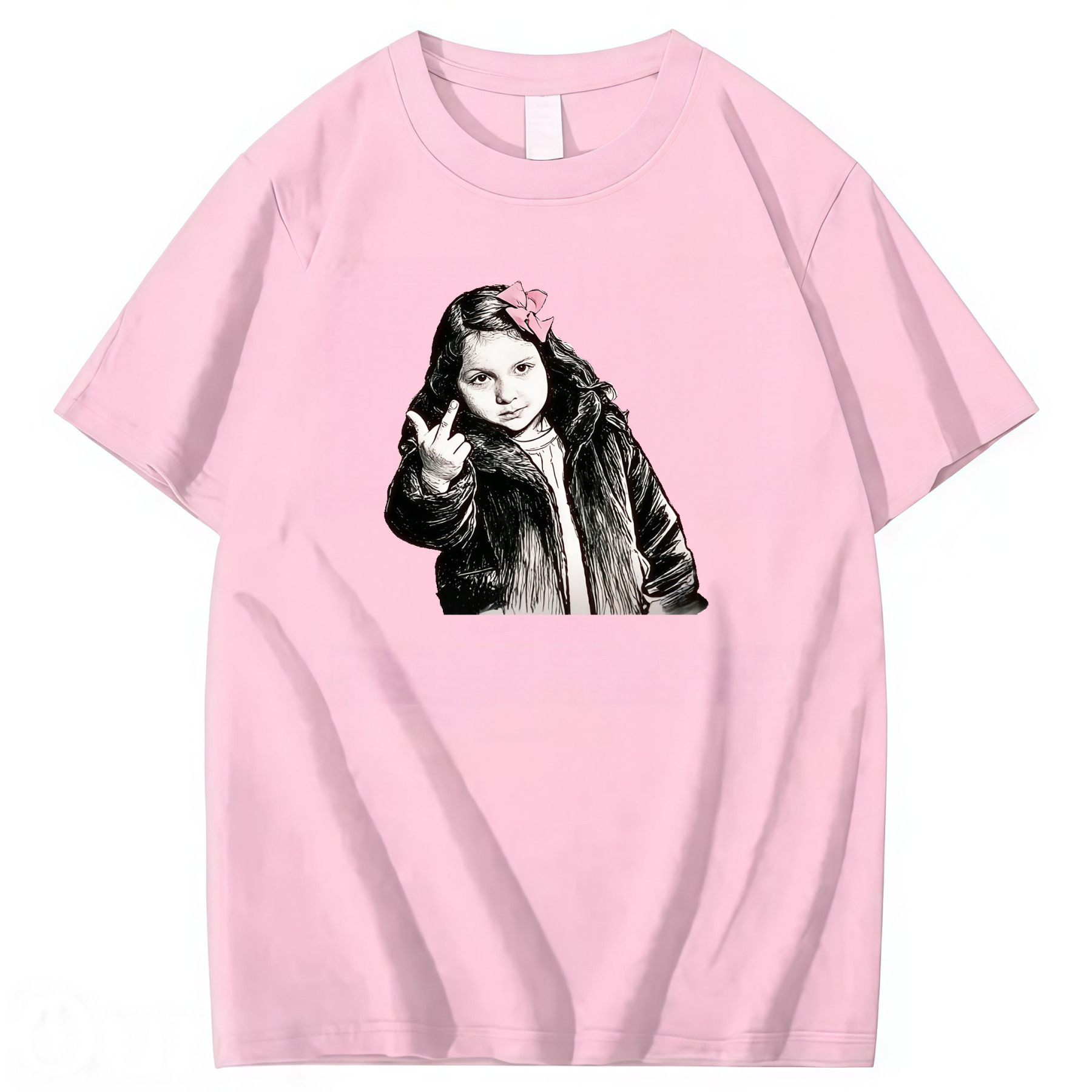 Don't spoil the little girl 100% Cotton T-Shirt Classic Black Short Sleeve T-Shirt