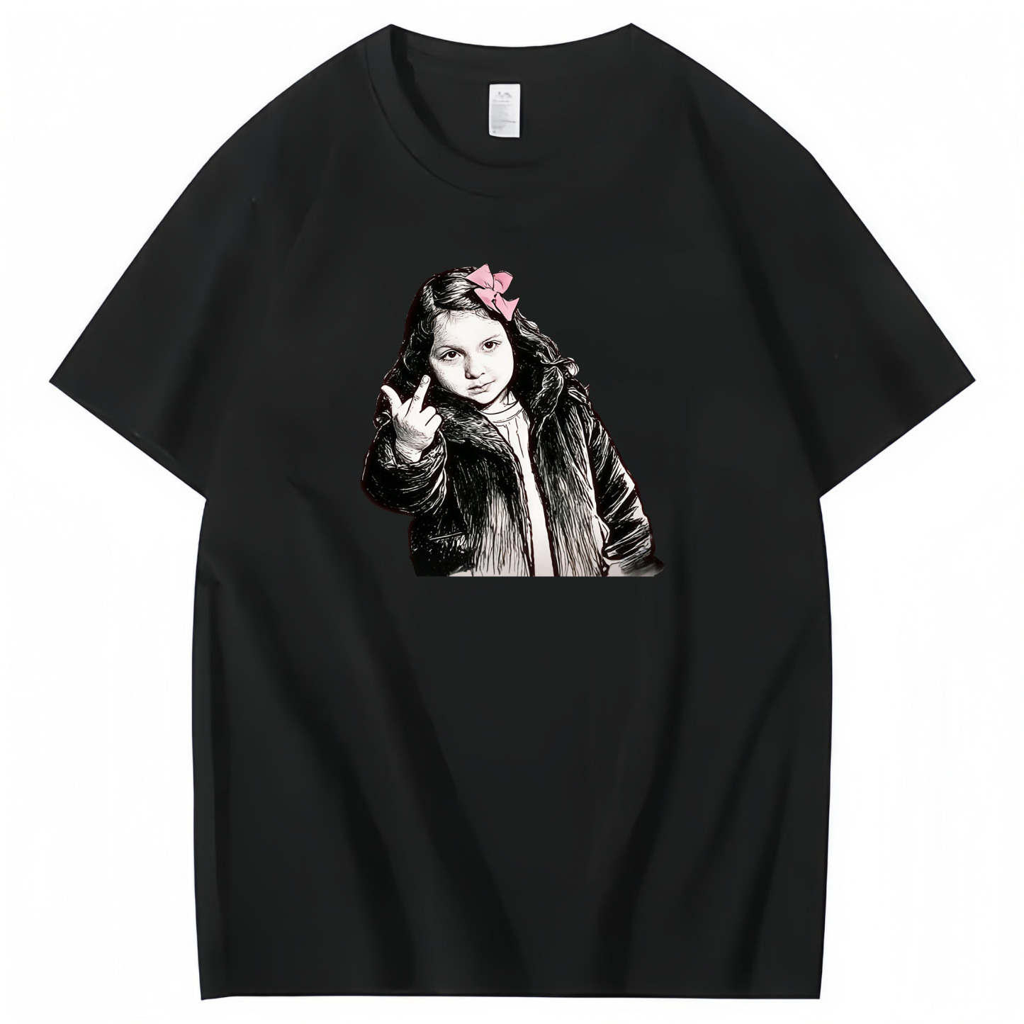 Patiency On Empty 100% Cotton T-Shirt Classic Black Short Sleeve T-Shi