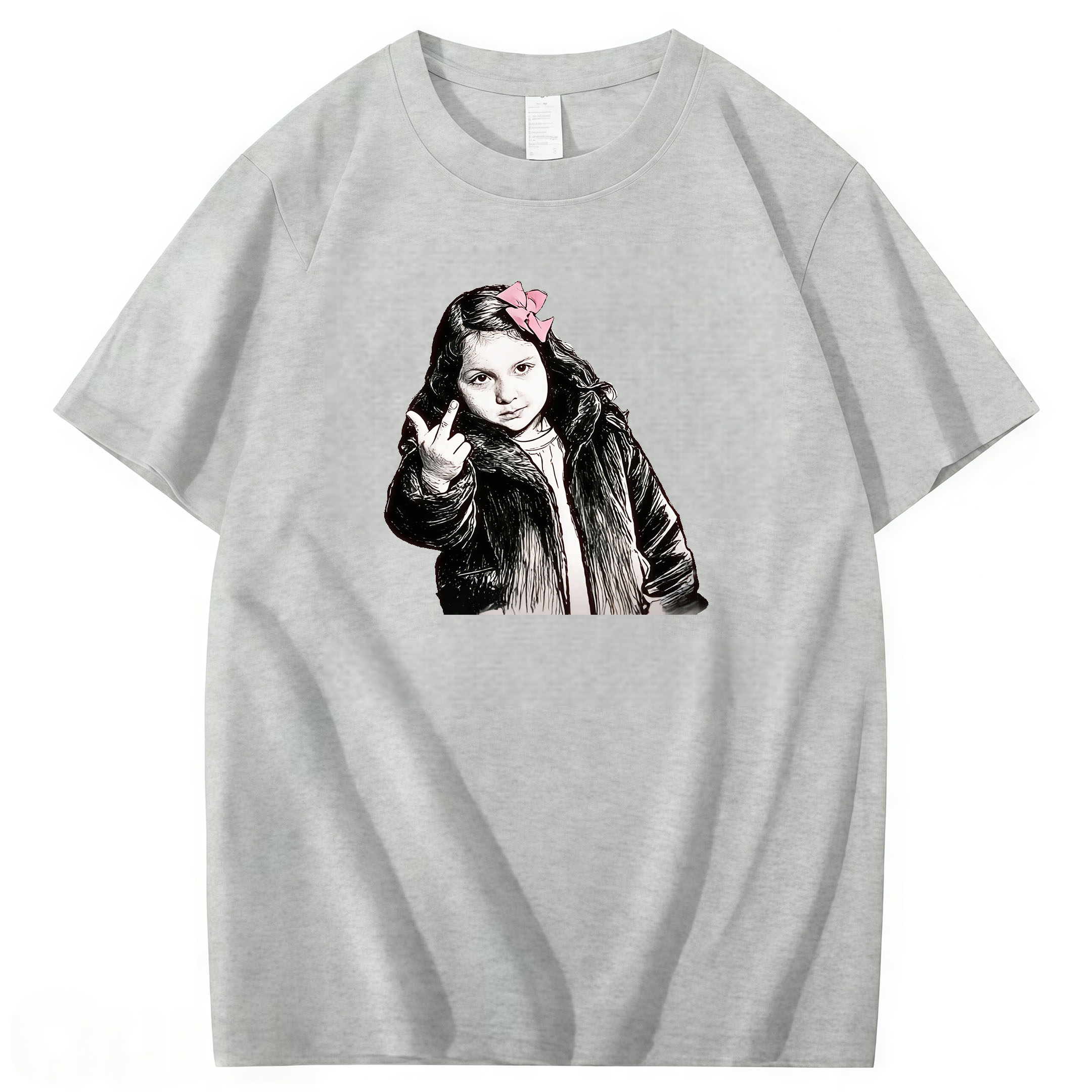 Don't spoil the little girl 100% Cotton T-Shirt Classic Black Short Sleeve T-Shirt