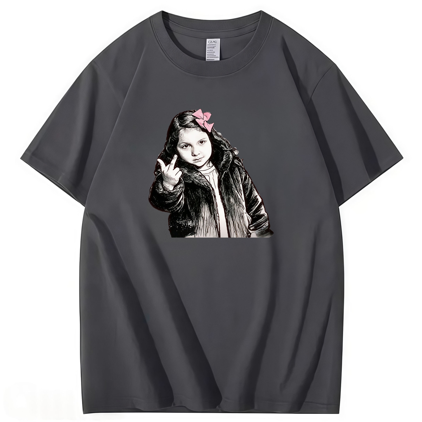 Don't spoil the little girl 100% Cotton T-Shirt Classic Black Short Sleeve T-Shirt