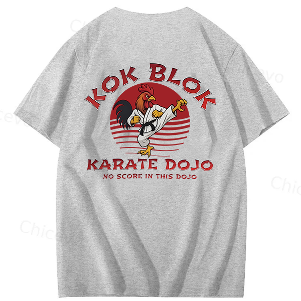 Funny T Shirts Kok Blok Karate Dojo Sarcastic Graphic Novelty Tee for Men Graphic Tees