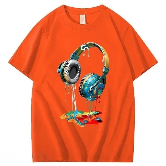 Vintage Headphones 100% Cotton T-Shirt