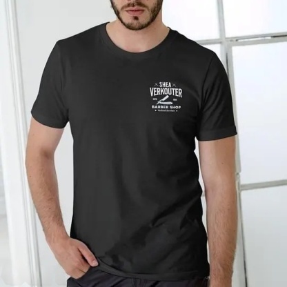 SHEA VERKOUTER BARBER SHOP 100% Cotton T-Shirt