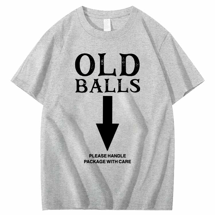 Old Balls Club Pattern 100% Cotton T-Shirt