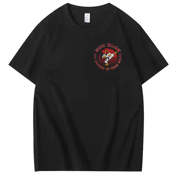 Funny T Shirts Kok Blok Karate Dojo Sarcastic Graphic Novelty Tee for Men Graphic Tees