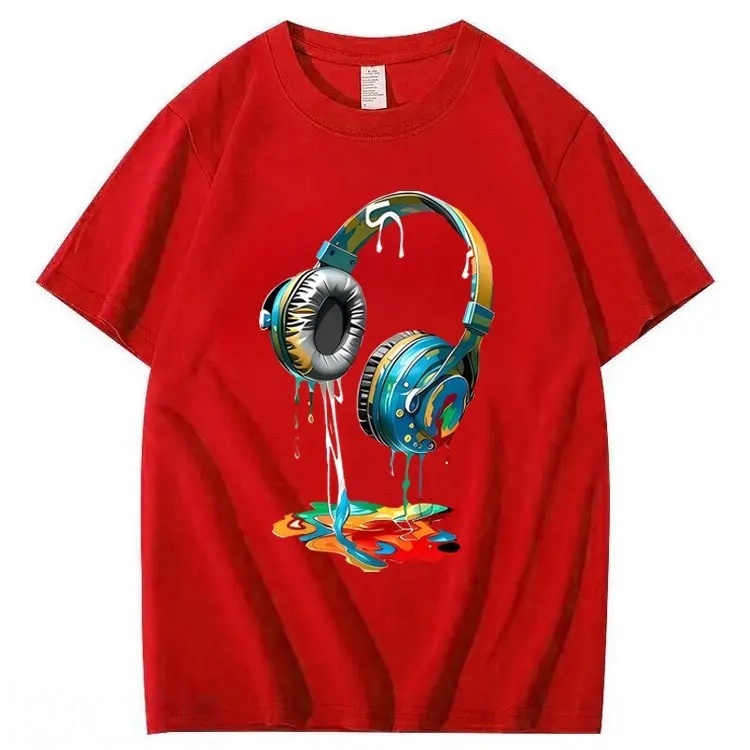 Vintage Headphones 100% Cotton T-Shirt