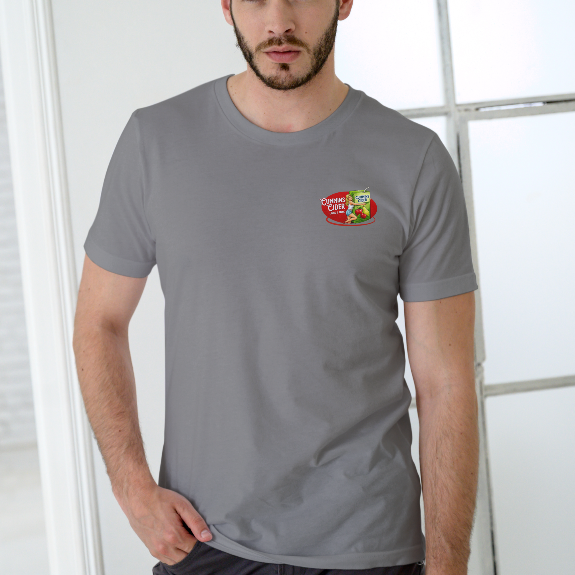 CUMMINS CIDER JUICE BOX Funny Name T Shirt Unisex Cotton