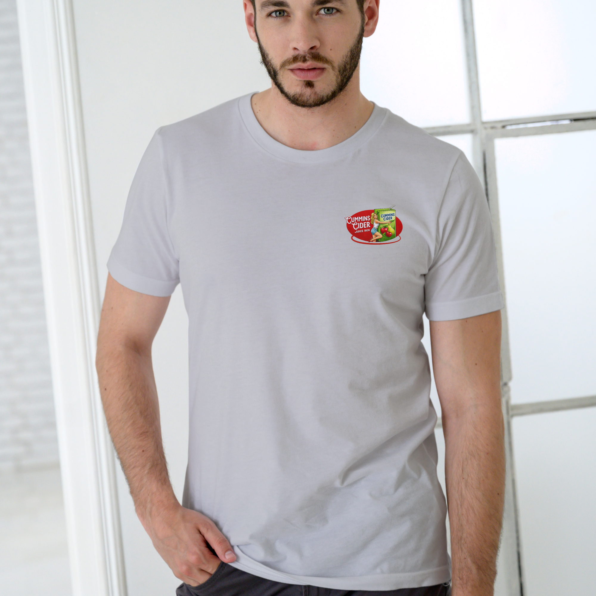 CUMMINS CIDER JUICE BOX Funny Name T Shirt Unisex Cotton