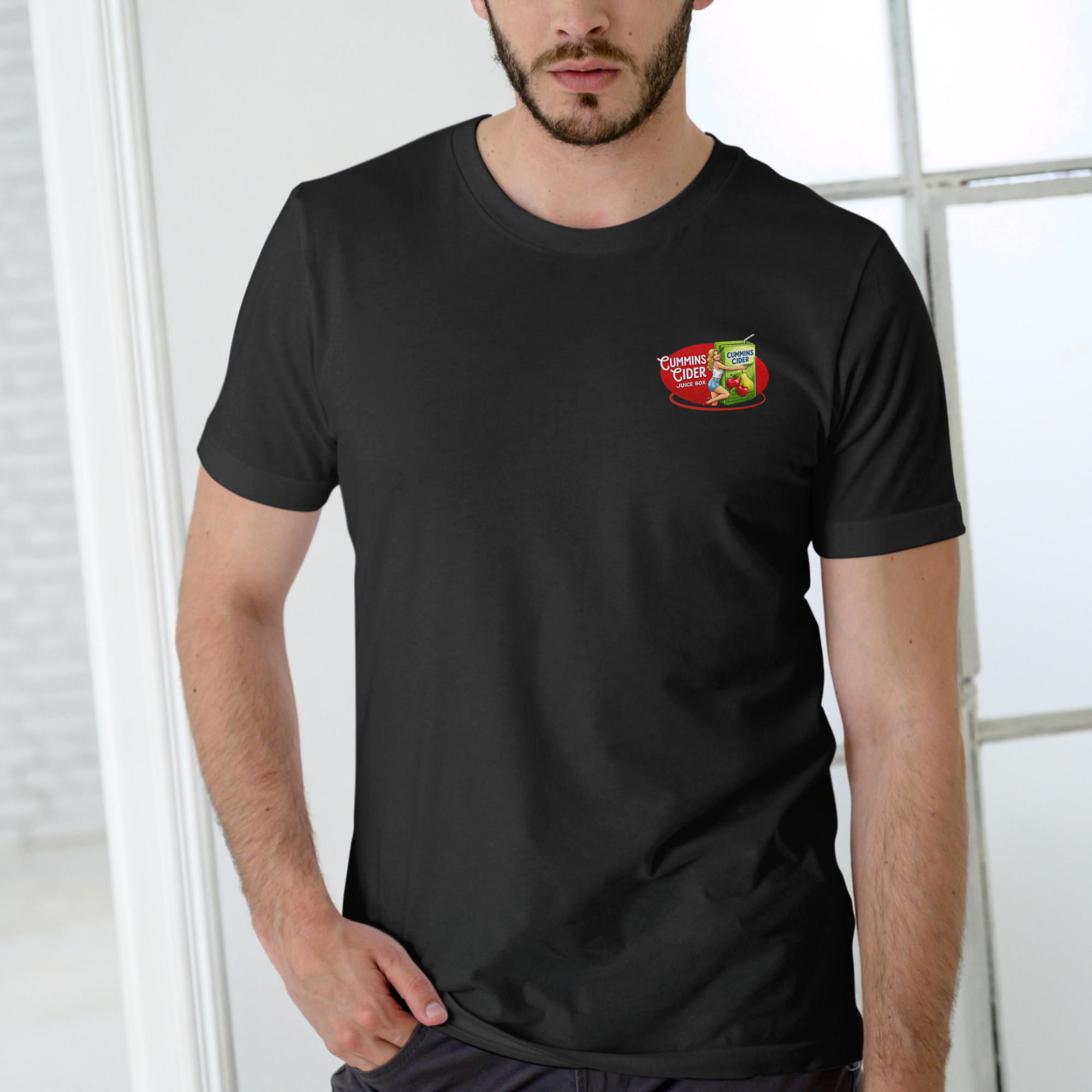CUMMINS CIDER JUICE BOX Funny Name T Shirt Unisex Cotton
