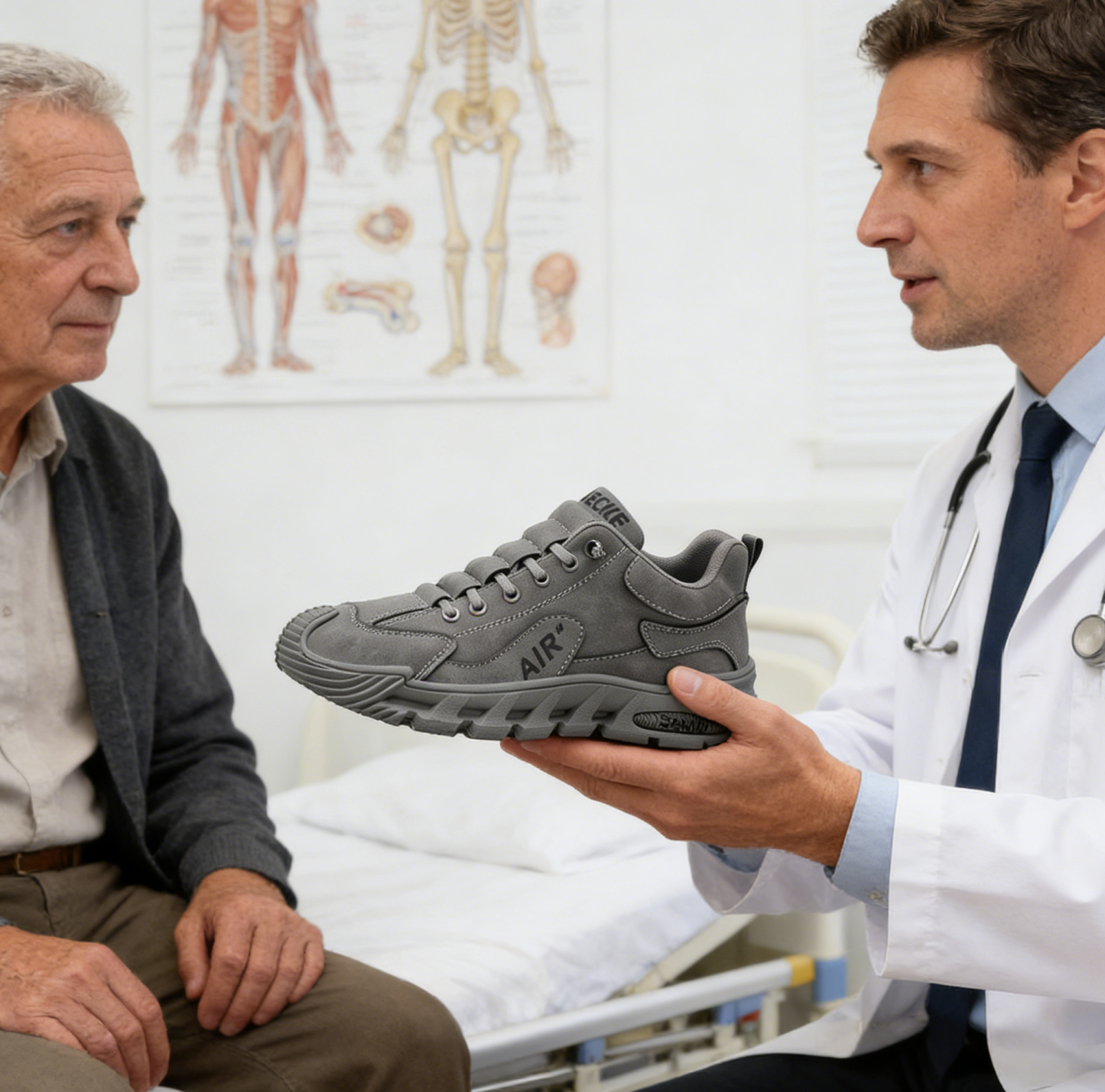 【⏰Limited Time 50% Off - Don't Miss It】Ergonomic Orthopedic Shoes - ✅️ Posture Correction While Walking - Waterproof and Anti-Slip 👞 Selected Australian Leather